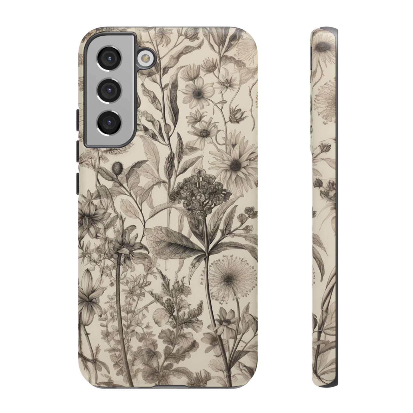 Vintage Wildflowers | Neutral Floral Case