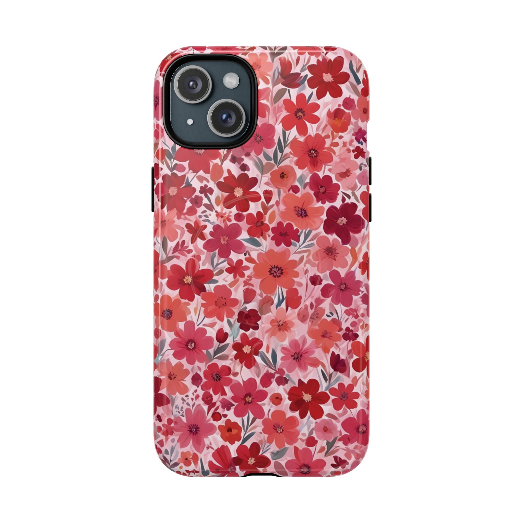 Funda MagSafe con diseño floral Think Pink