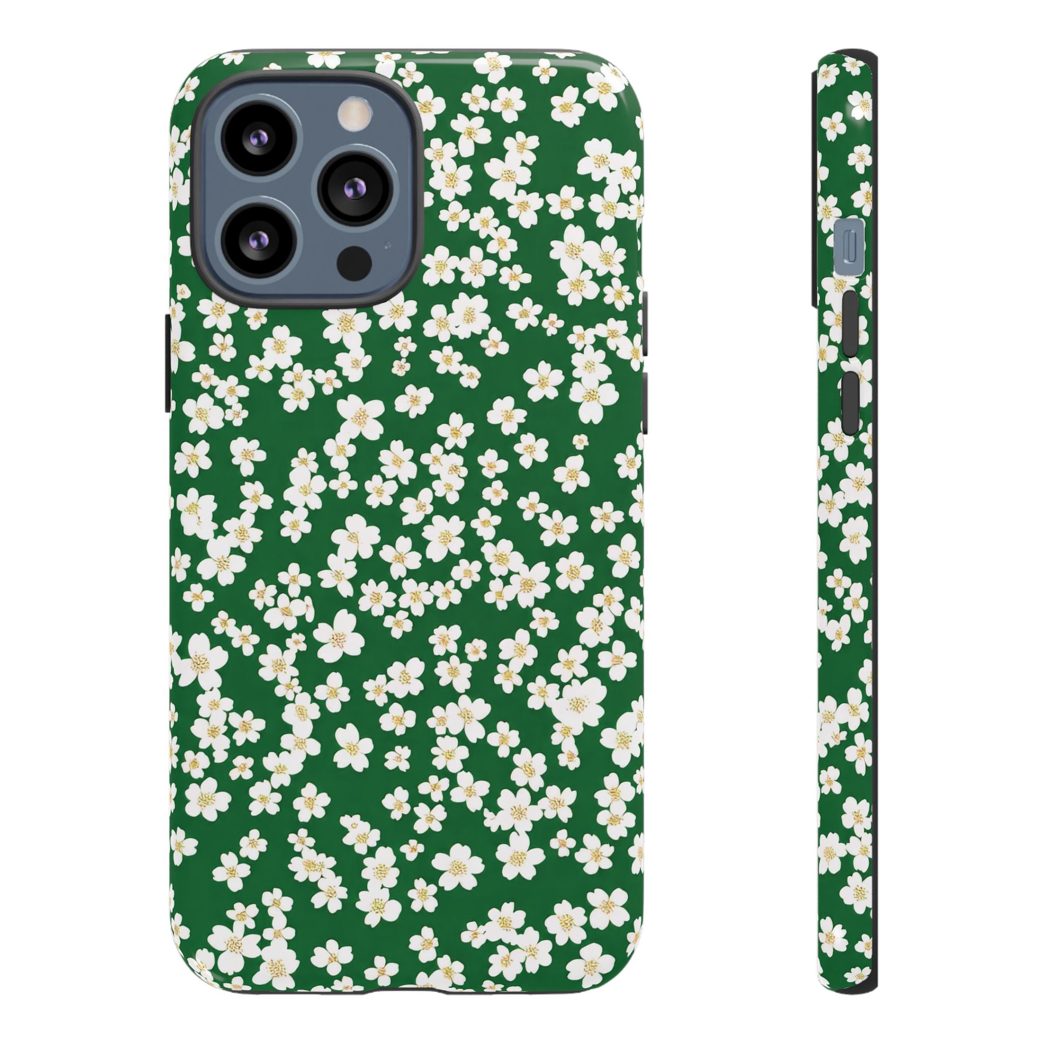 Emerald Bloom iPhone Case