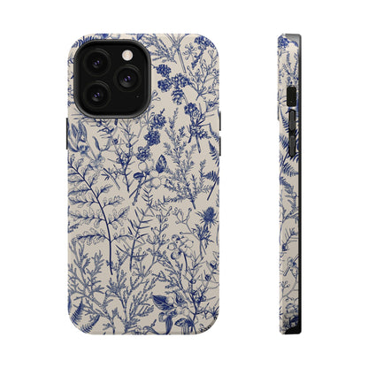 Botanical | Blue Floral MagSafe Case