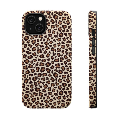 Jungle Cat | Brown Leopard Print MagSafe Case