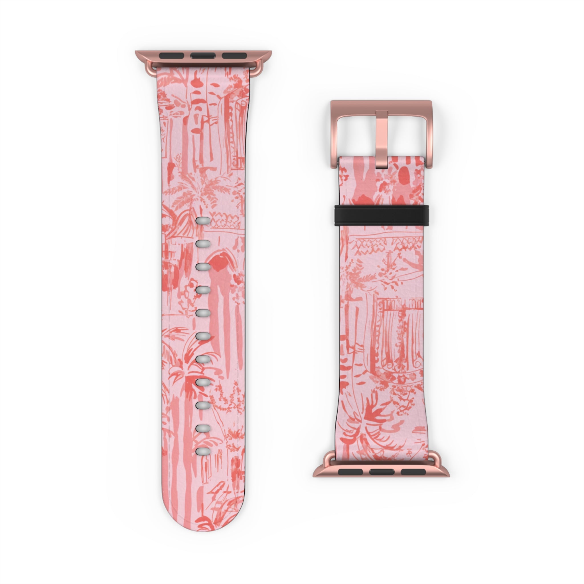 Tropical Toile Apple Watch Band