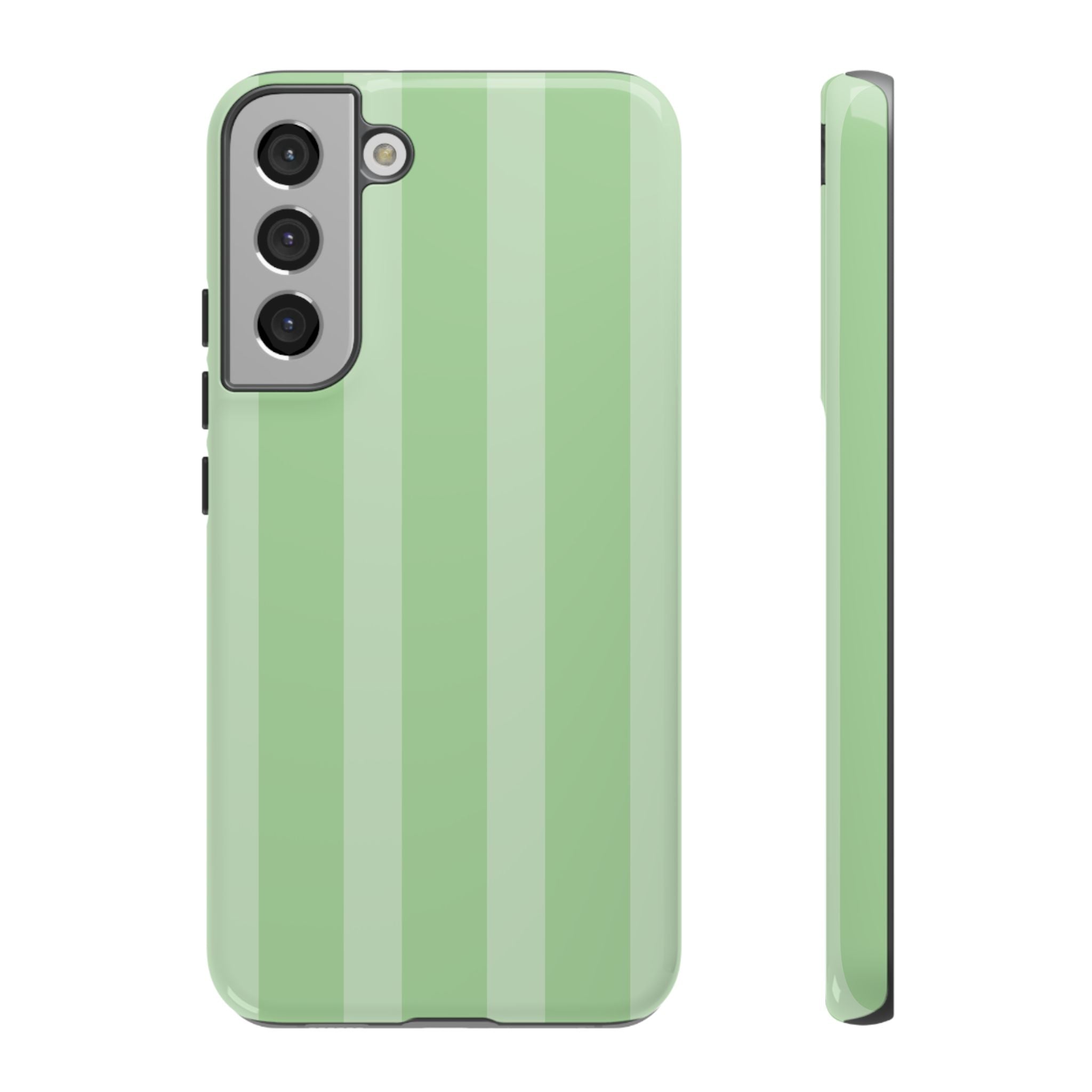 Pistachio Striped Galaxy Case