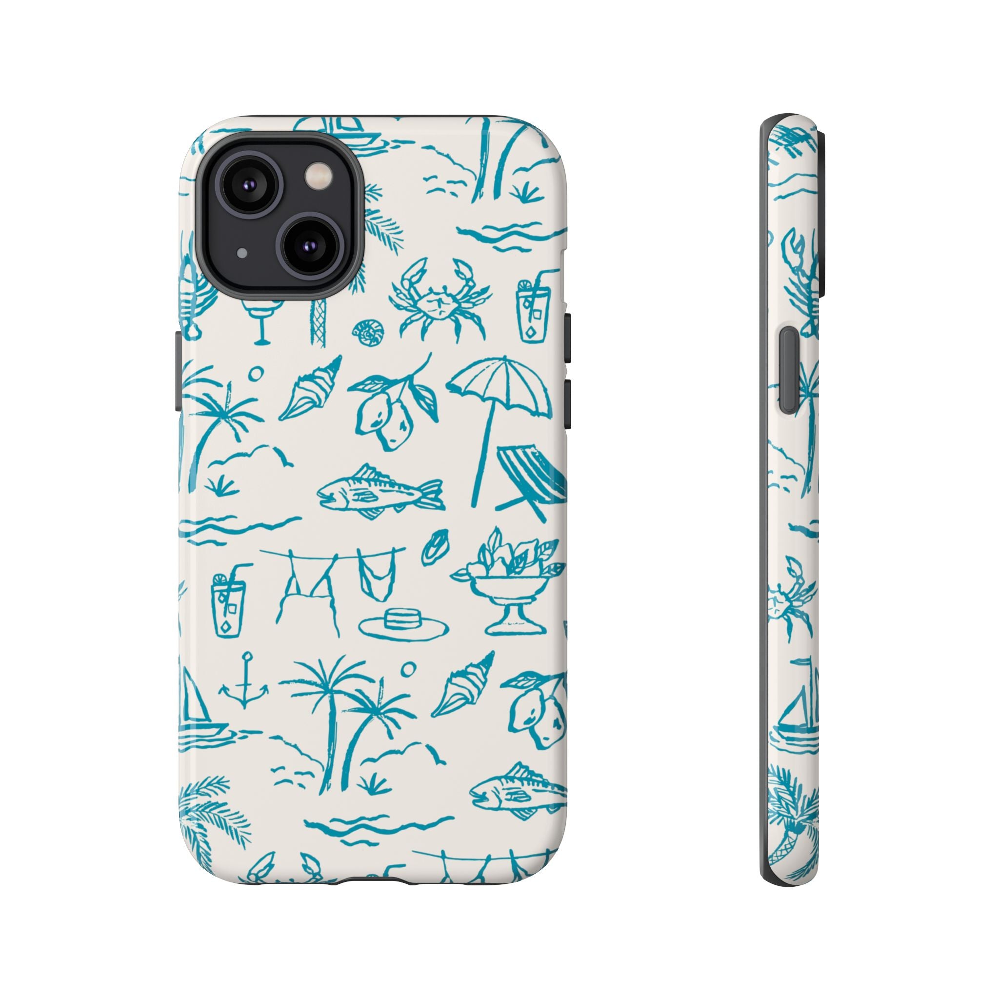 Meet Me Seaside iPhone Case