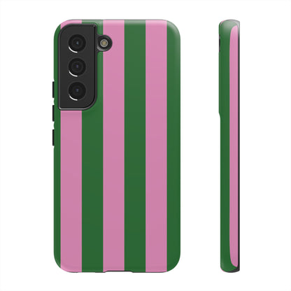 Retro Stripe | Pink & Green Y2K Case