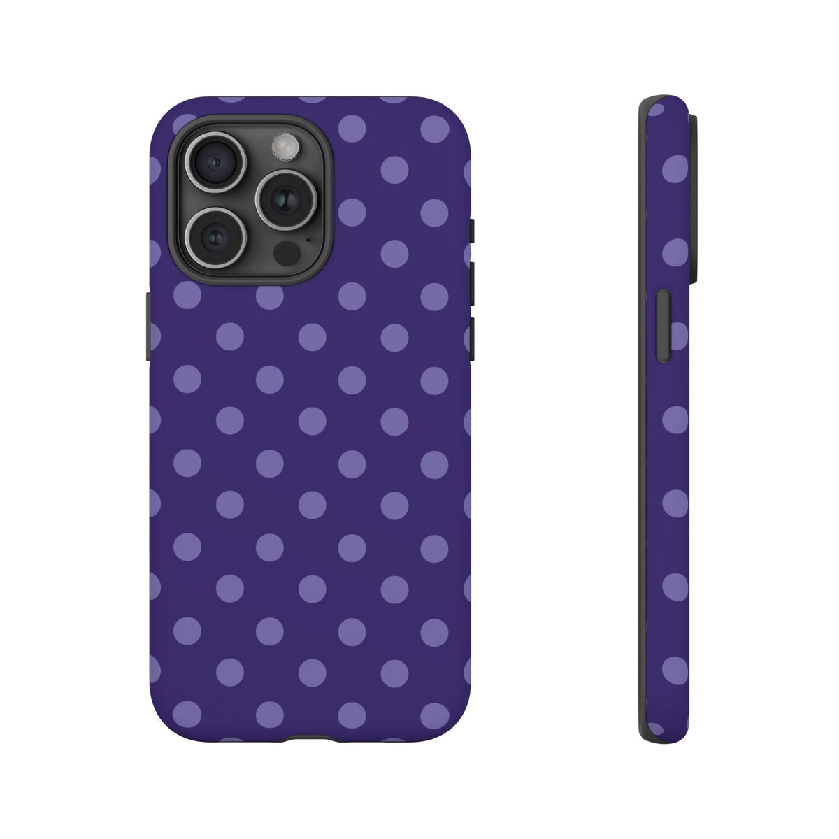 Plum Pop | Polka Dot iPhone Case