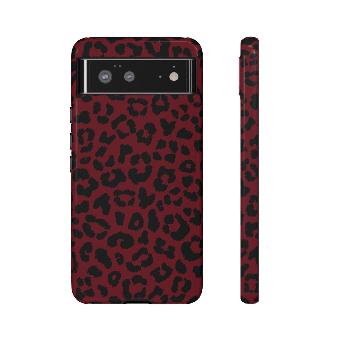 Funda Pixel con estampado de leopardo rojo Gone Wild