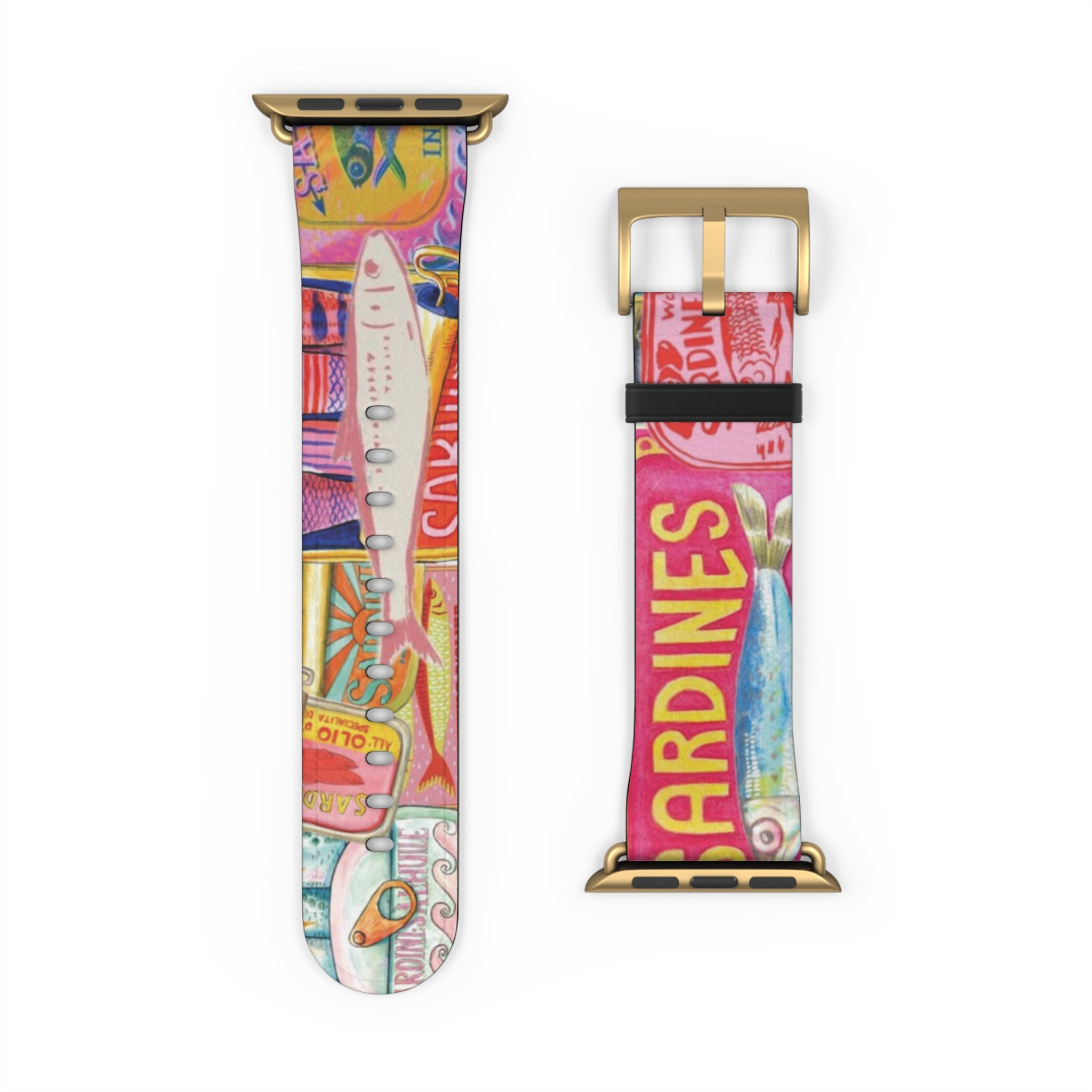 Sardines Collage Apple Watch Band