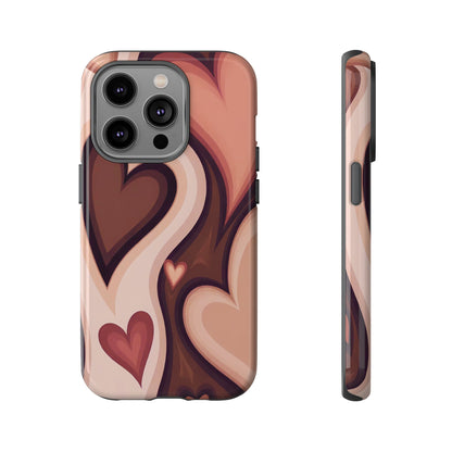 Groove Is in the Heart | Retro Hearts iPhone Case