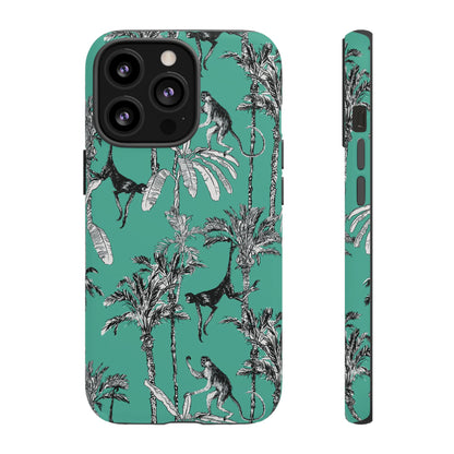 Monkey Business | Retro Tropical Palms Case