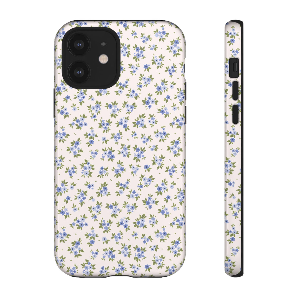 Love Notes | Blue Ditsy Floral iPhone Case