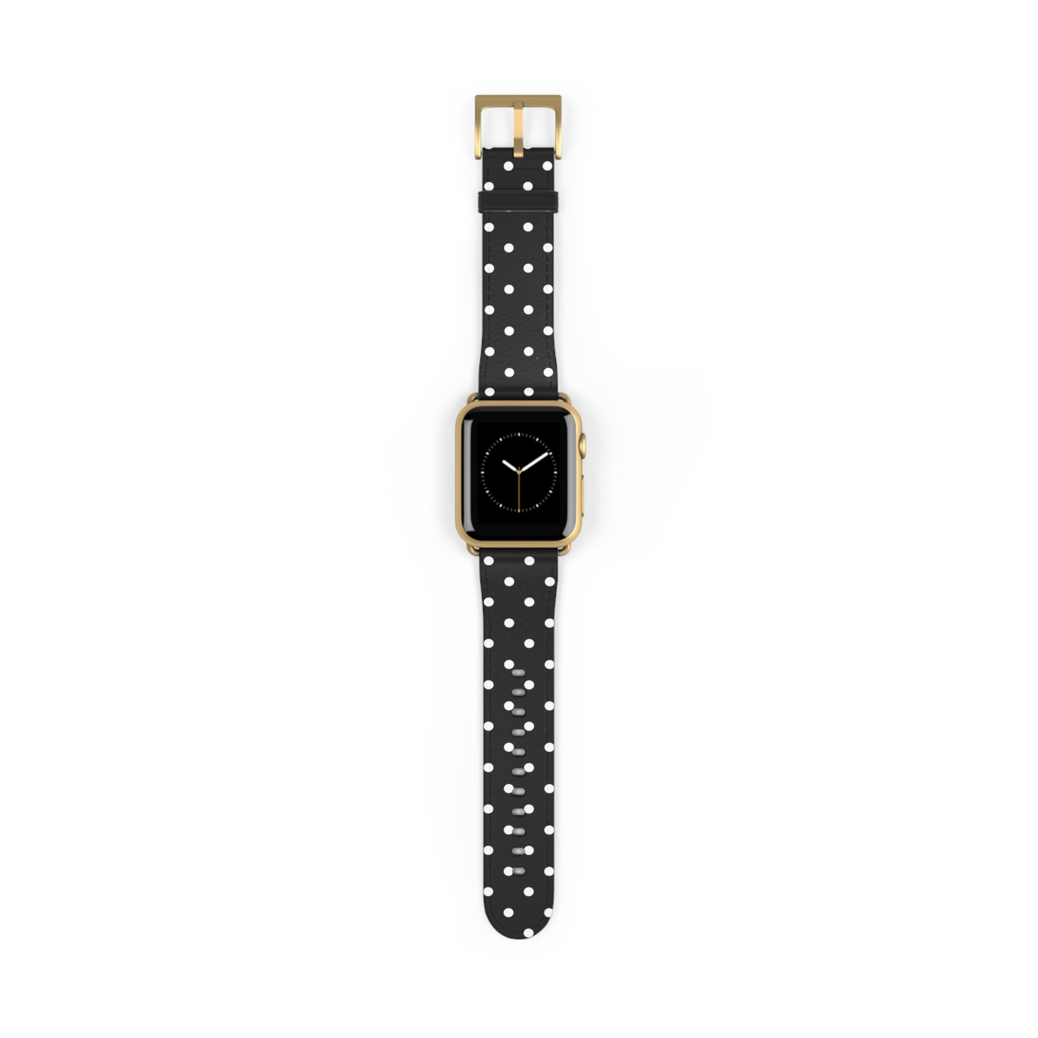 Black & White Polka Dot Apple Watch Band