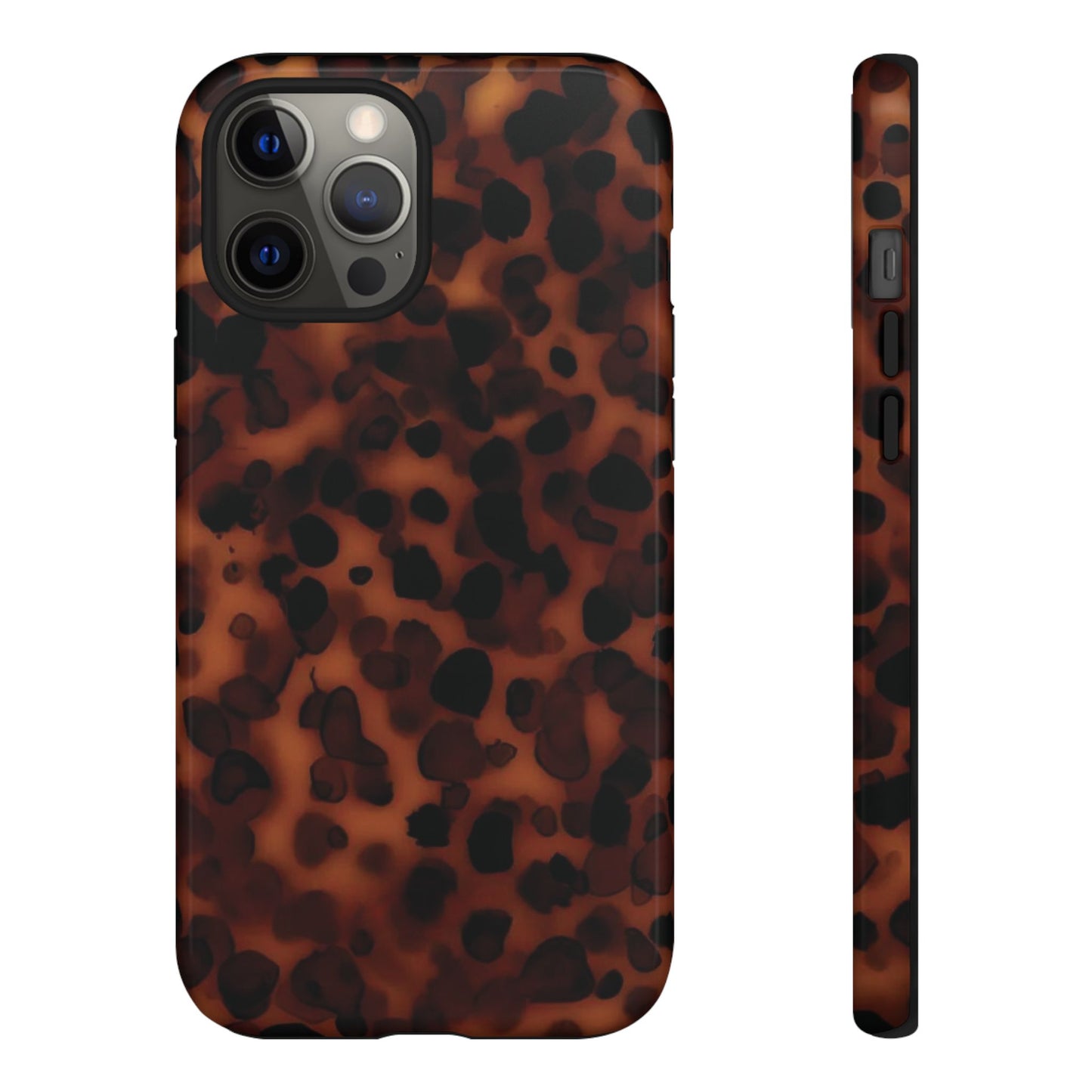 Shell Game | Dark Abstract Tortoise Print Case