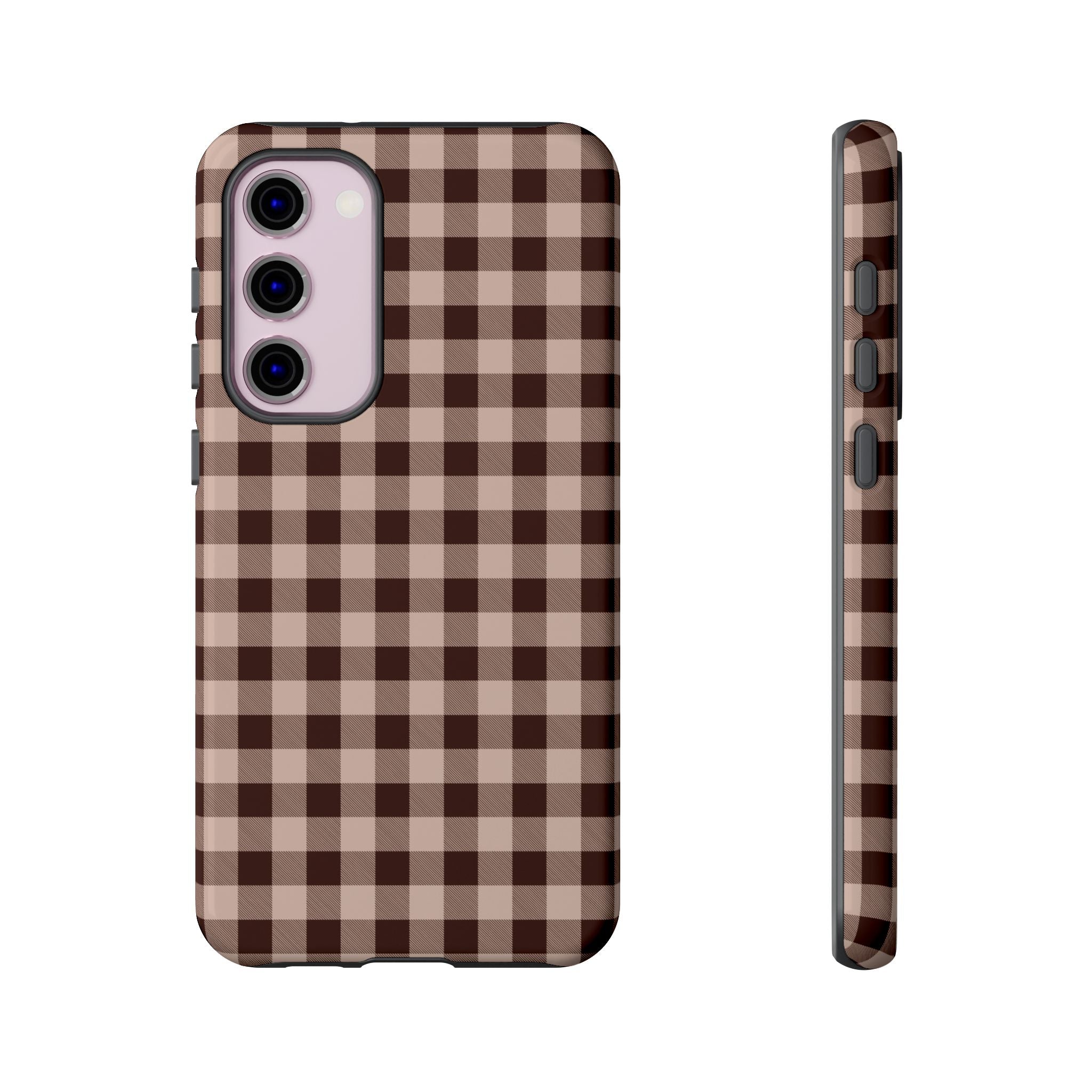 Latte Check Phone Case
