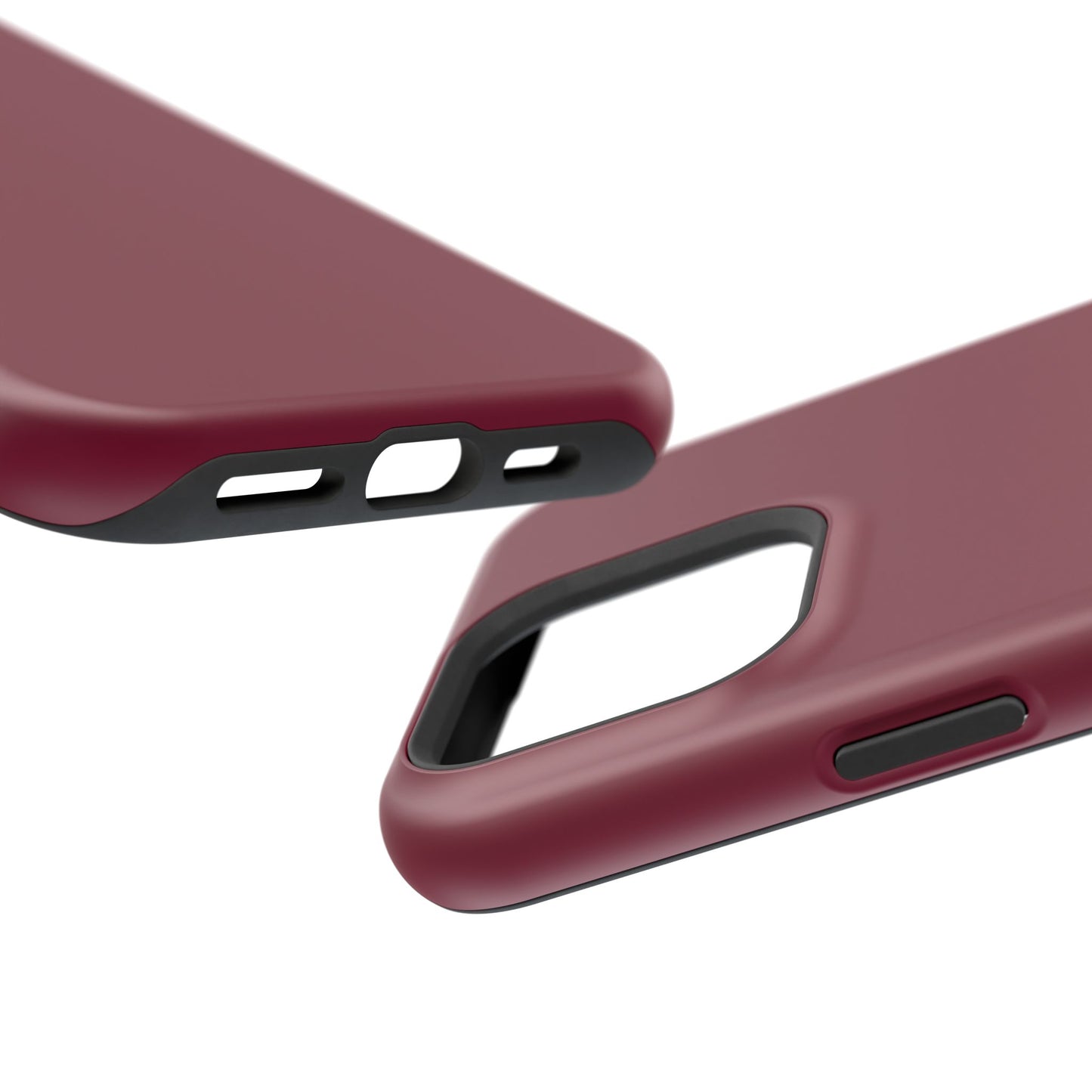 Burgundy Bliss | Satin Finish iPhone Case