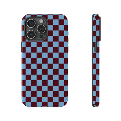 Desprotegido | Funda para iPhone con diseño de tablero de ajedrez retro