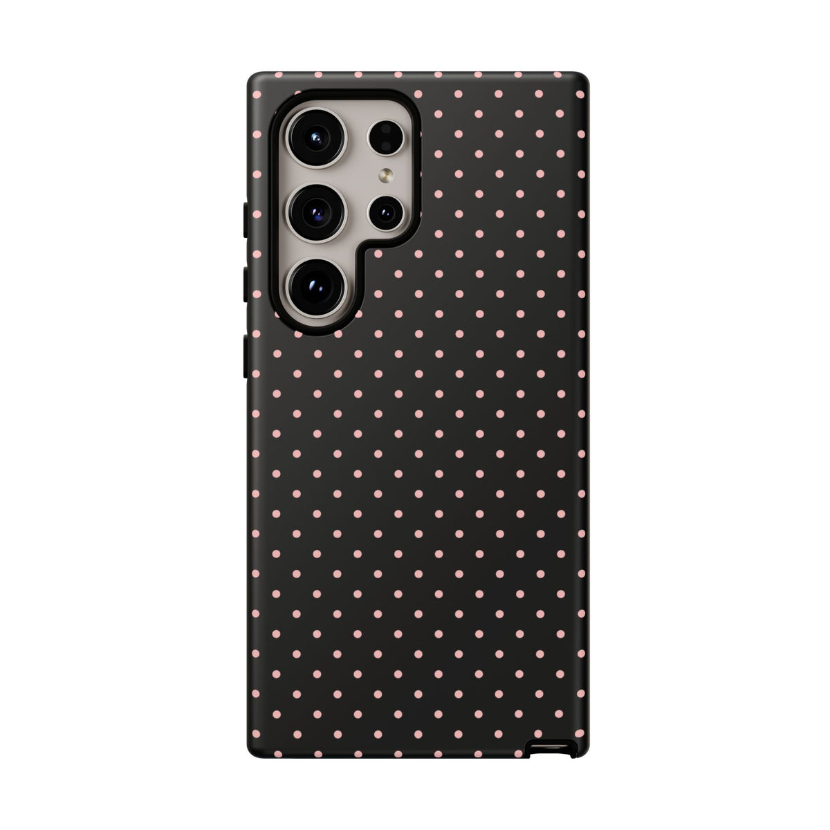 Polka Flirt | Pink & Black Polka Dot Galaxy Case