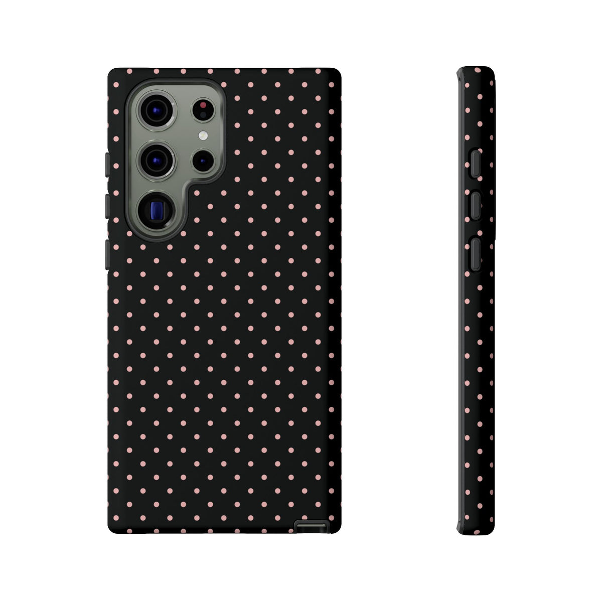 Polka Flirt | Pink & Black Polka Dot Galaxy Case