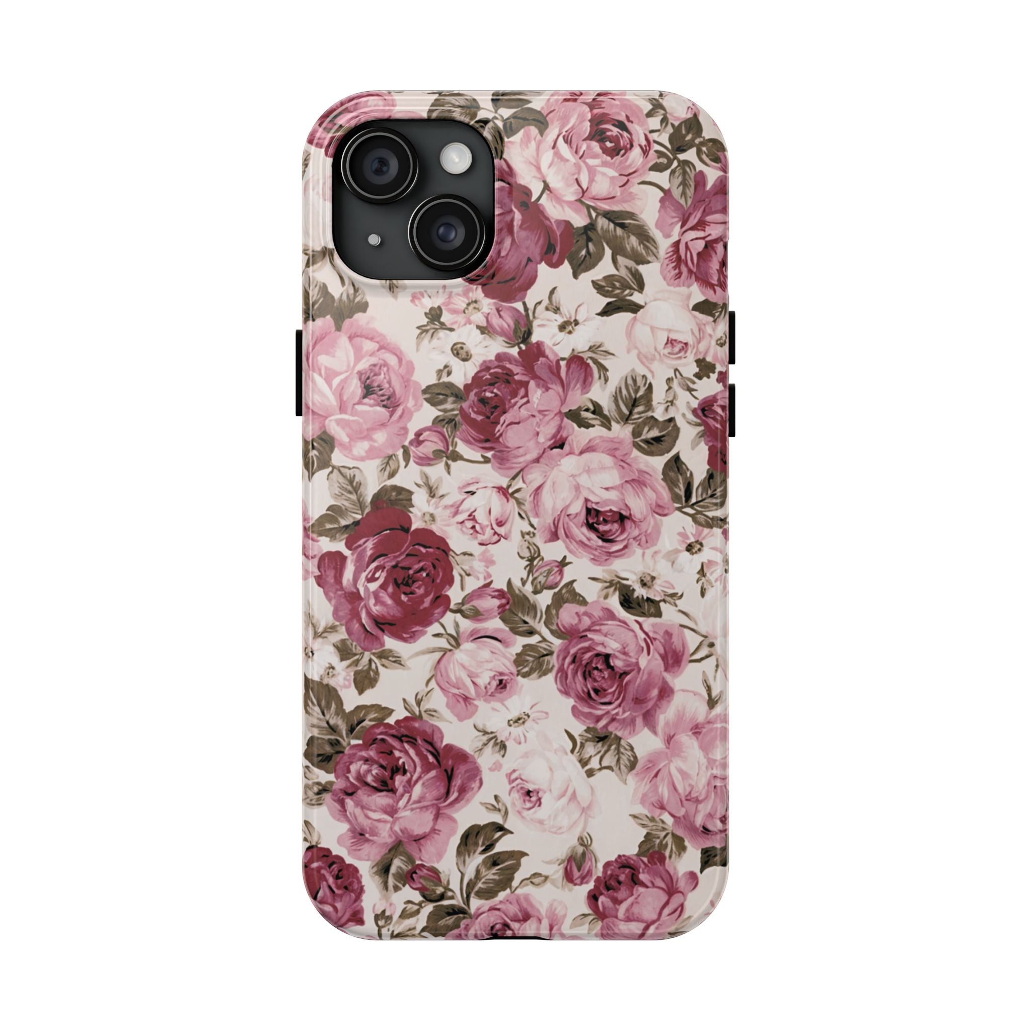 Love Story Romantic Floral iPhone Case