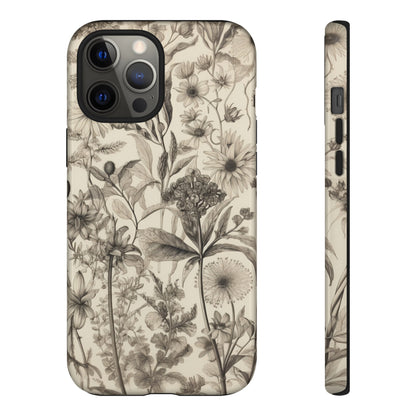 Vintage Wildflowers | Neutral Floral Case