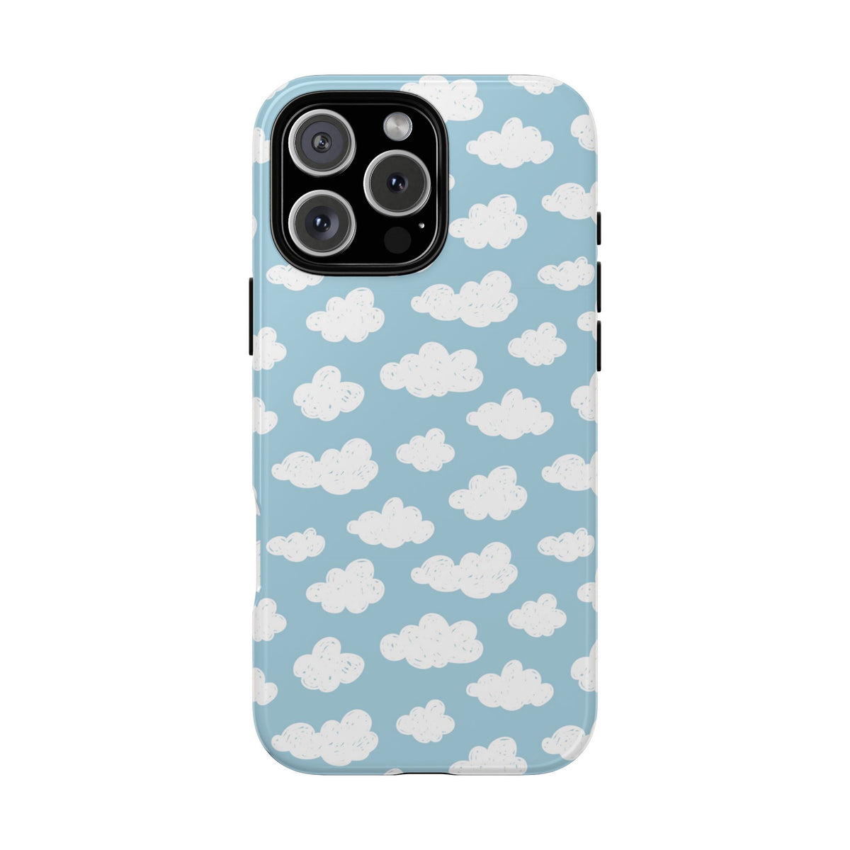 Cloud Nine | Blue Cloud Print iPhone Case