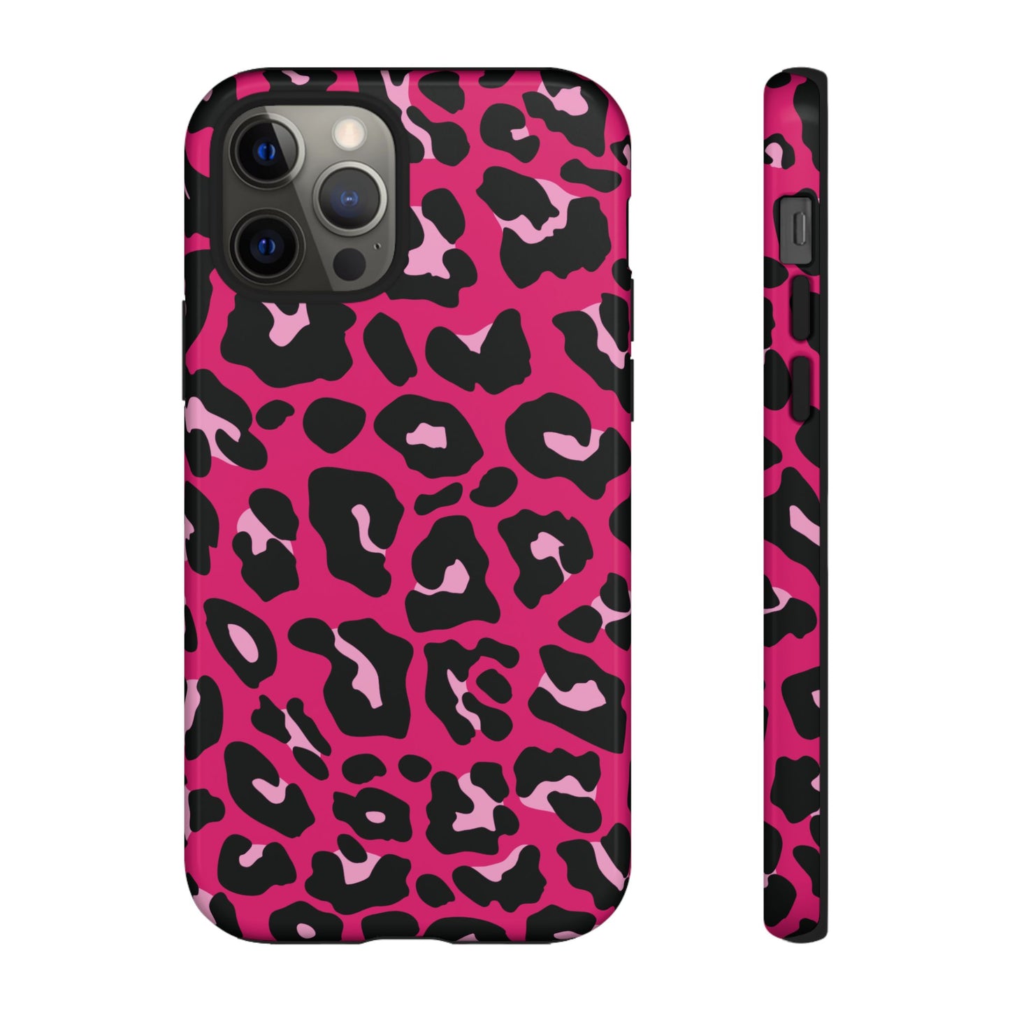 Fierce | Pink Leopard Print iPhone Case