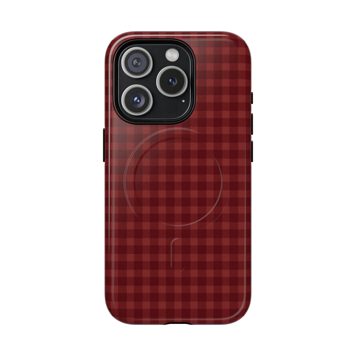 Bad Romance | Red Gingham MagSafe Case