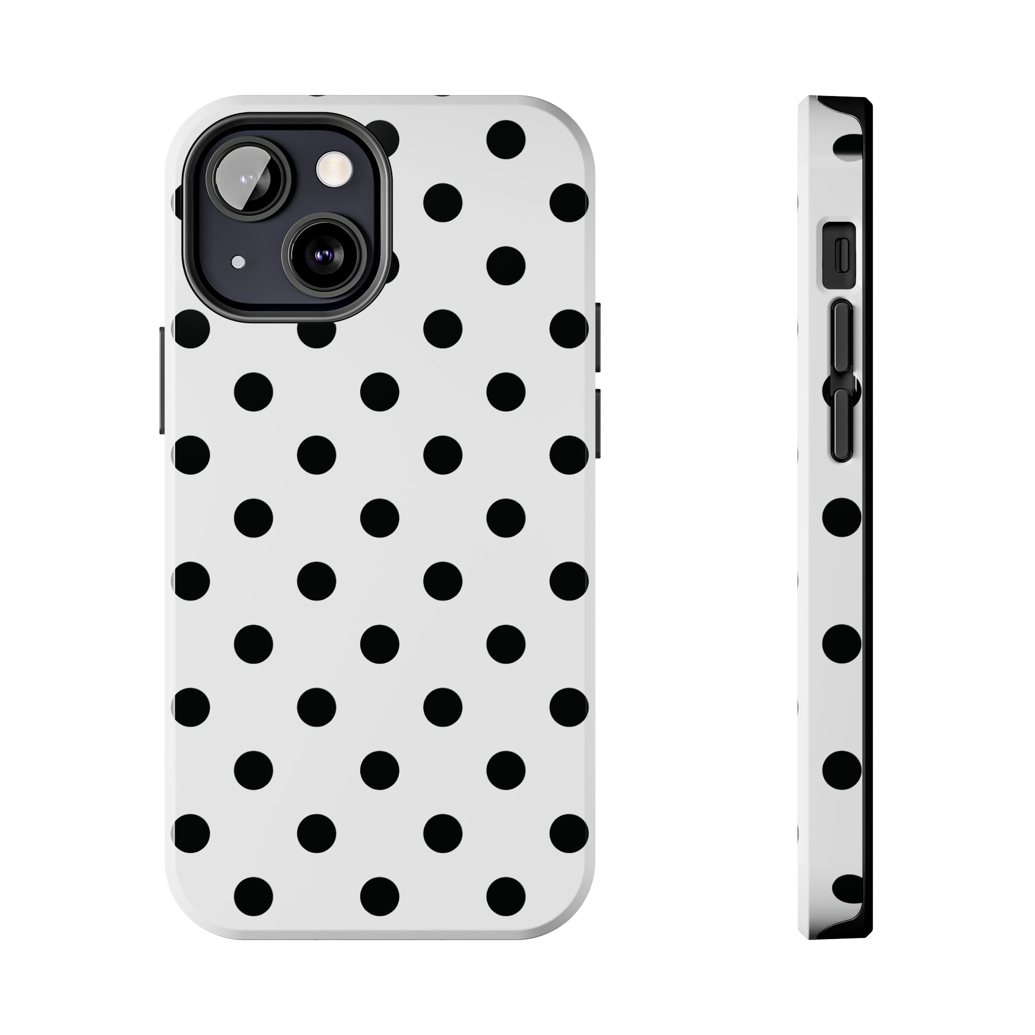 Polka Dots White iPhone Case