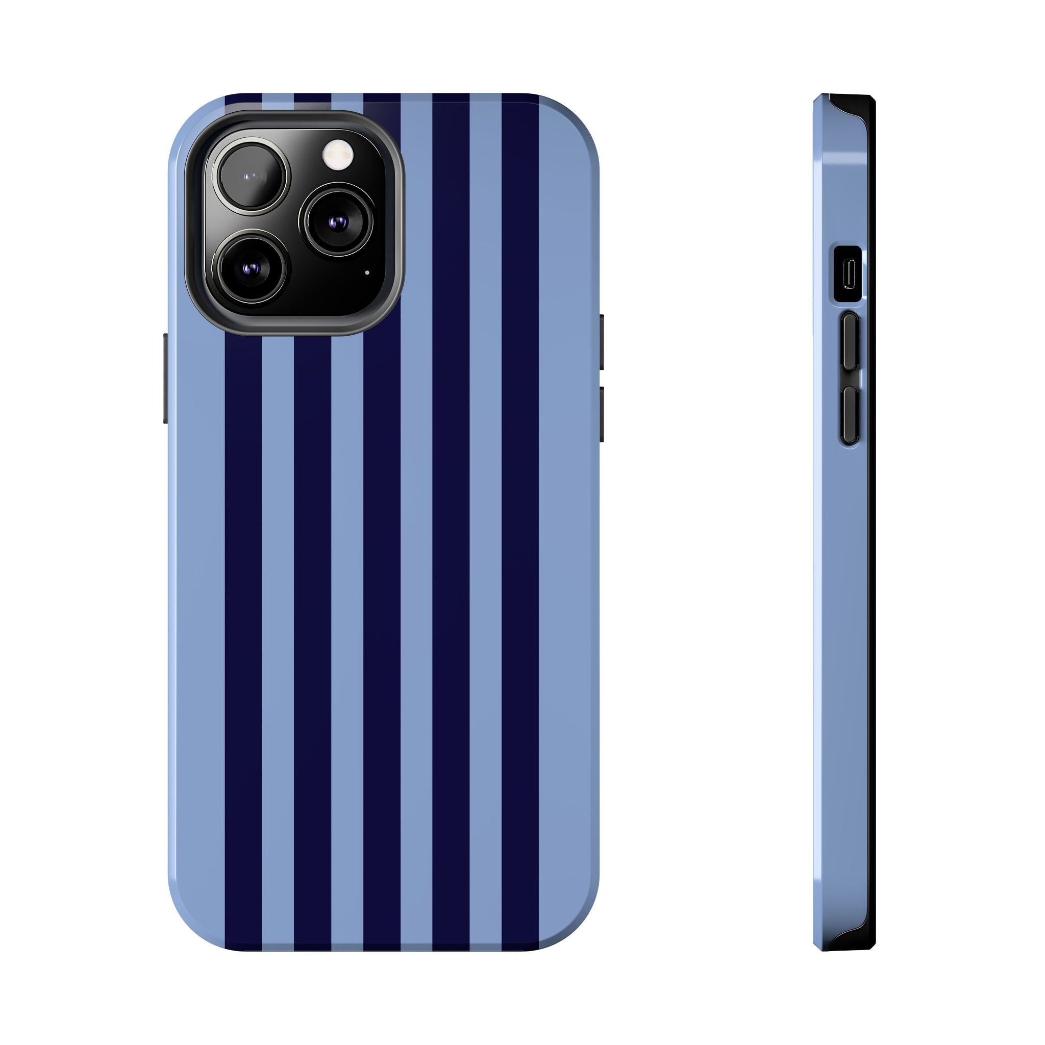 Blueberry Stripe iPhone Case