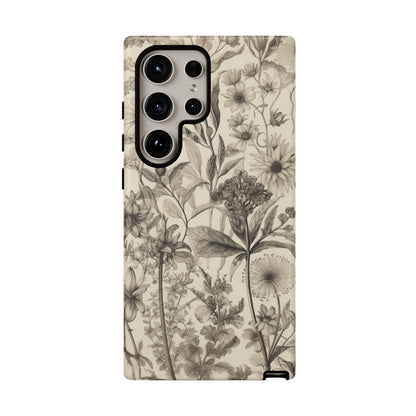 Vintage Wildflowers | Neutral Floral Case