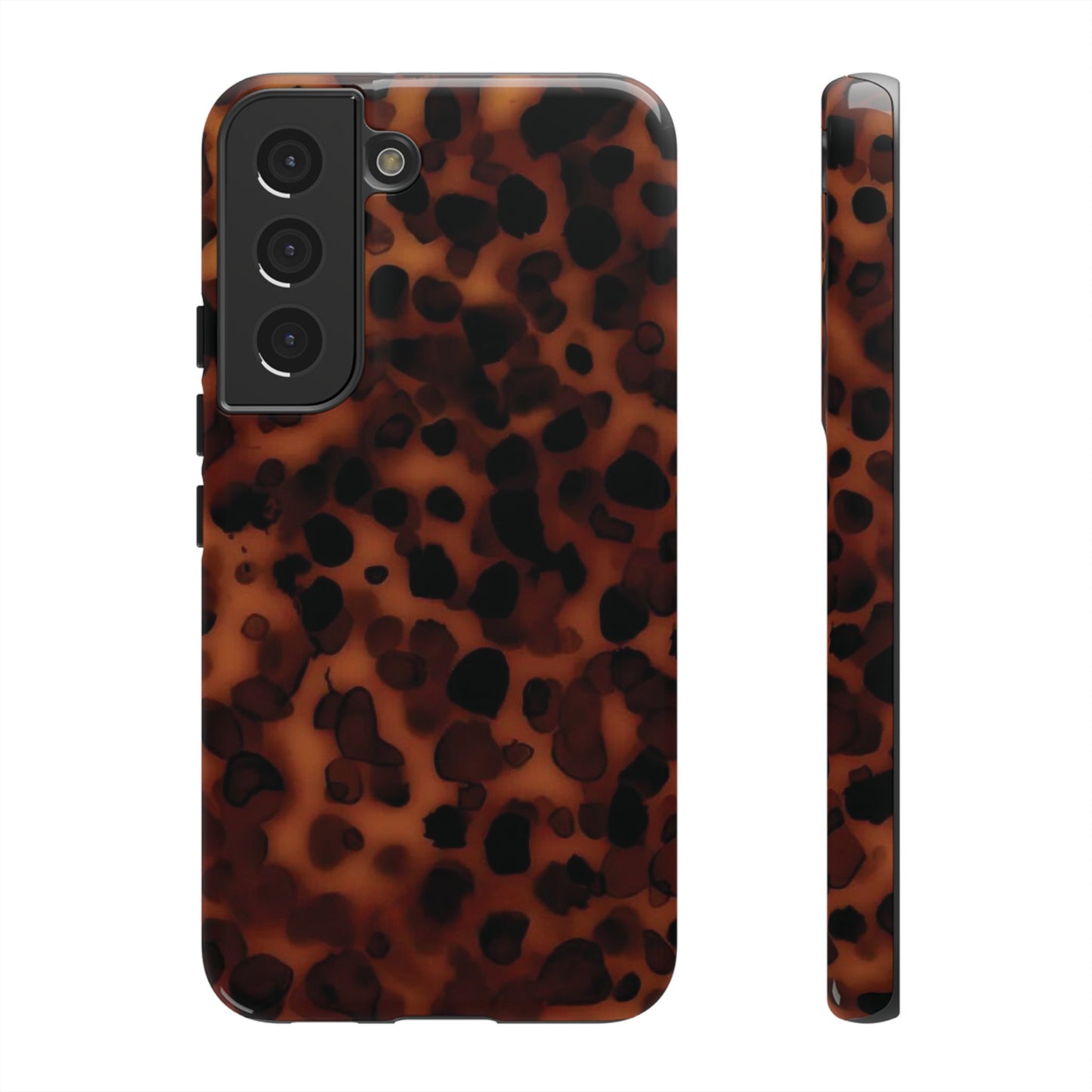 Shell Game | Dark Abstract Tortoise Print Case