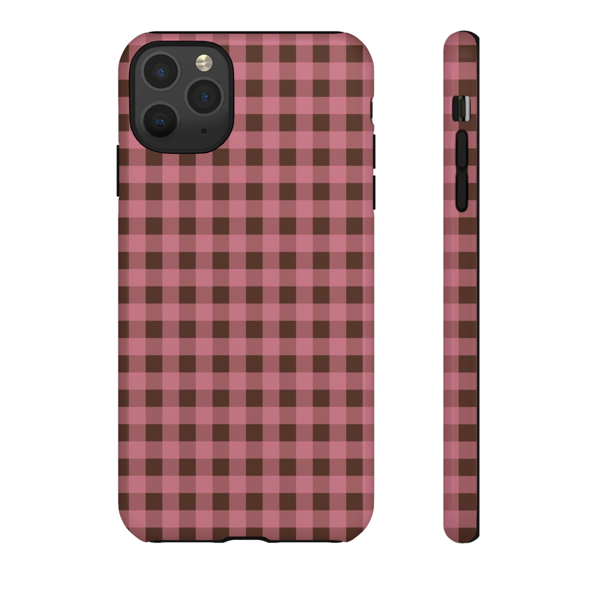 Rosy Gingham Phone Case