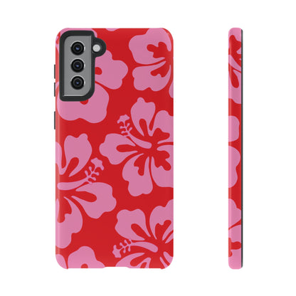 Aloha | Red Tropical Floral Case