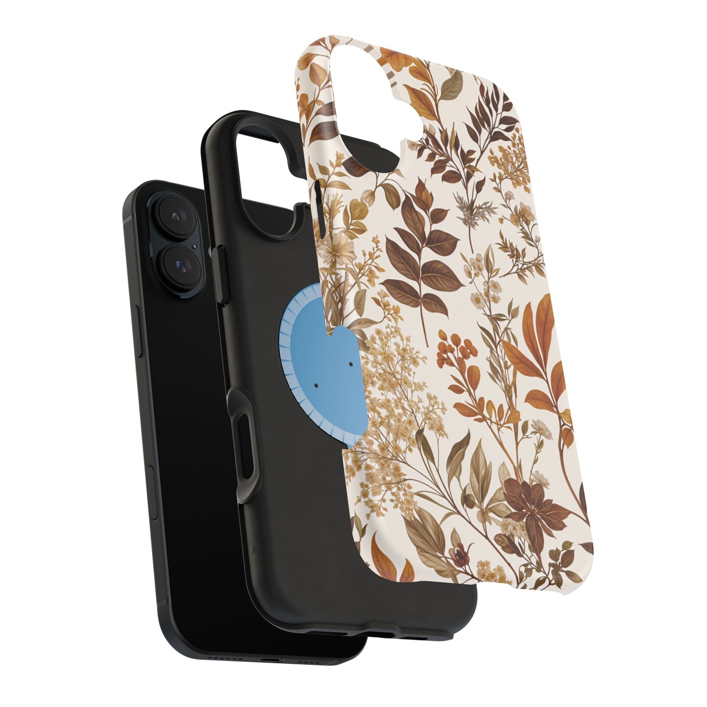 Autumn Botanical | Brown Floral MagSafe Case