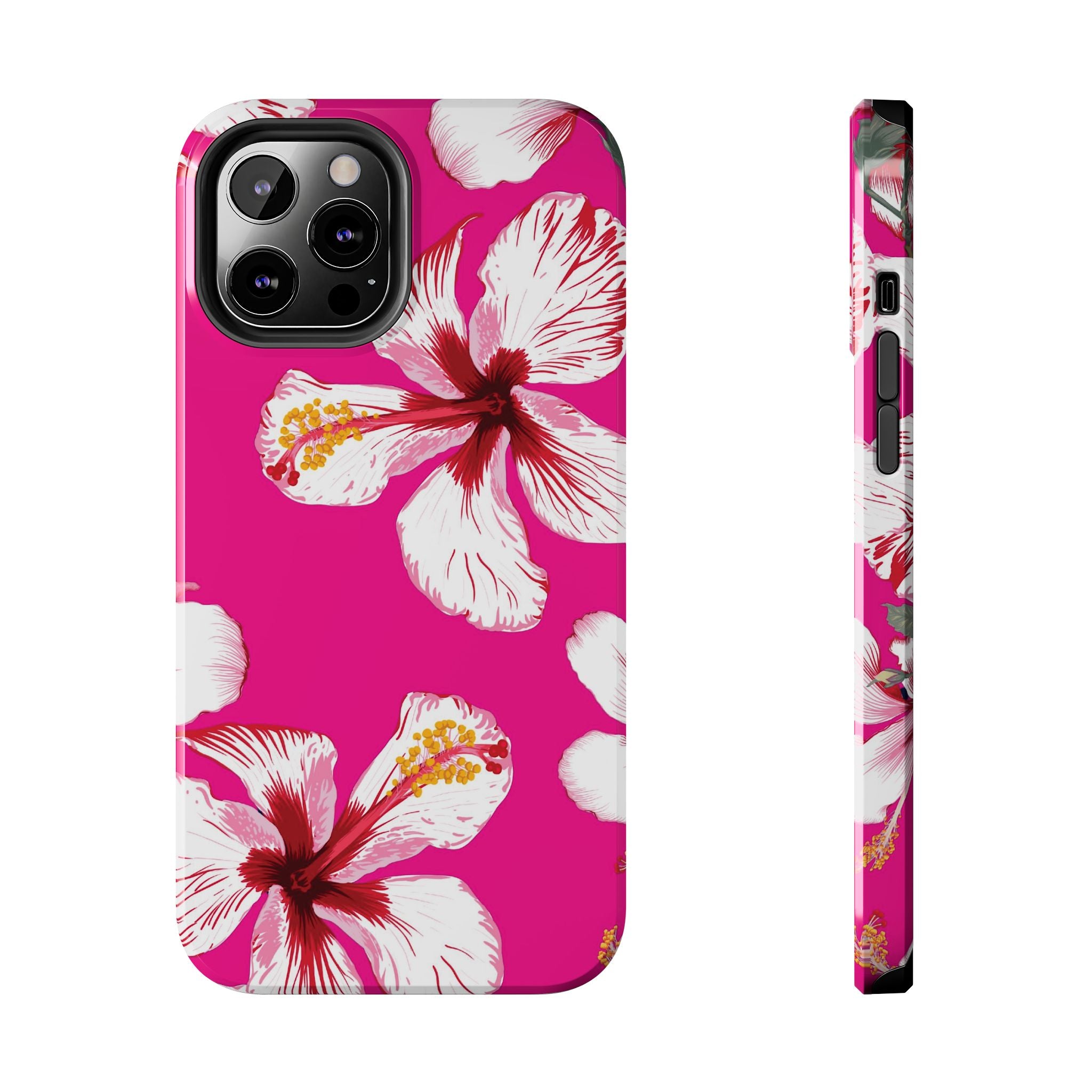 Pink Hibiscus iPhone Case