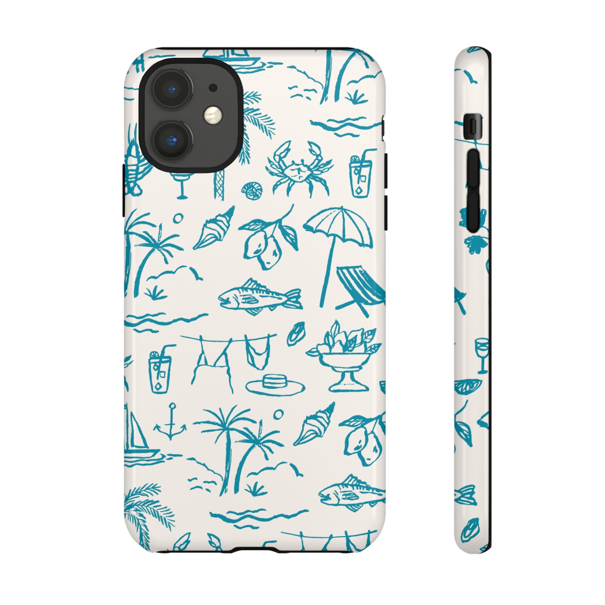 Meet Me Seaside iPhone Case