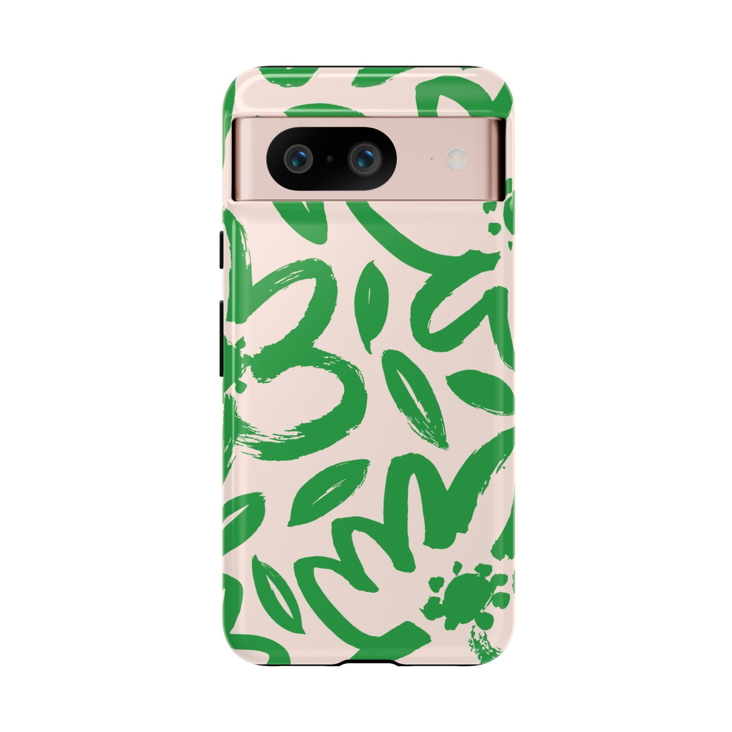 Happy | Green Modern Floral Case