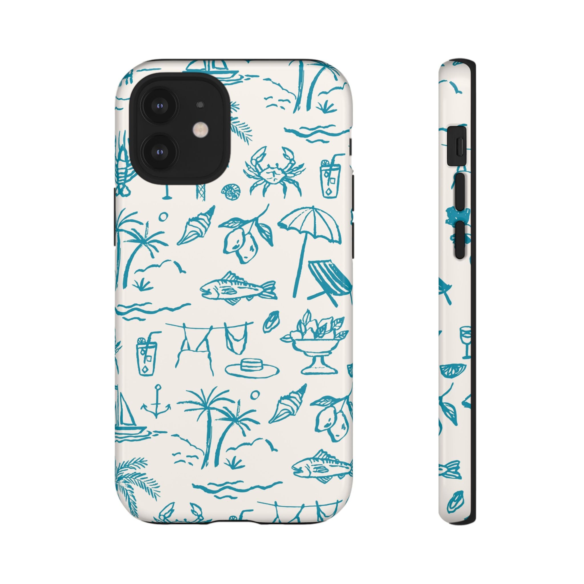 Meet Me Seaside iPhone Case
