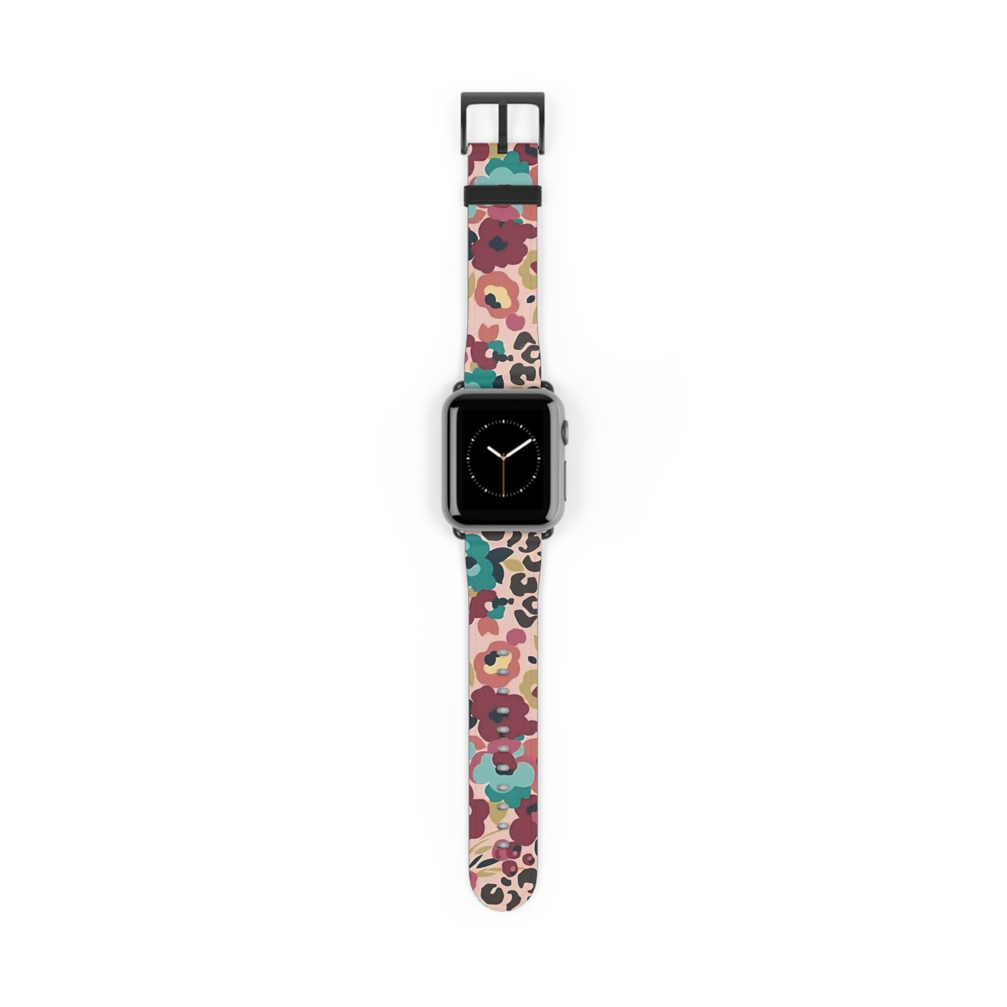 Leopard Floral Apple Watch Band