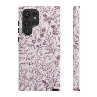 Plum Botanical Garden | Purple Floral Case