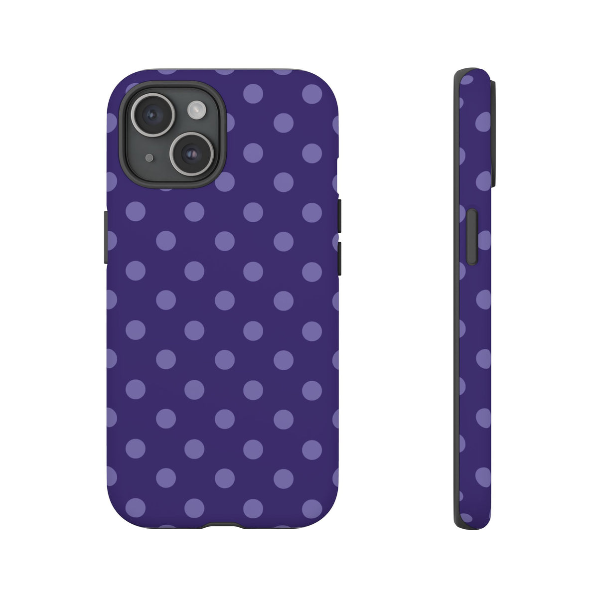 Plum Pop | Polka Dot iPhone Case