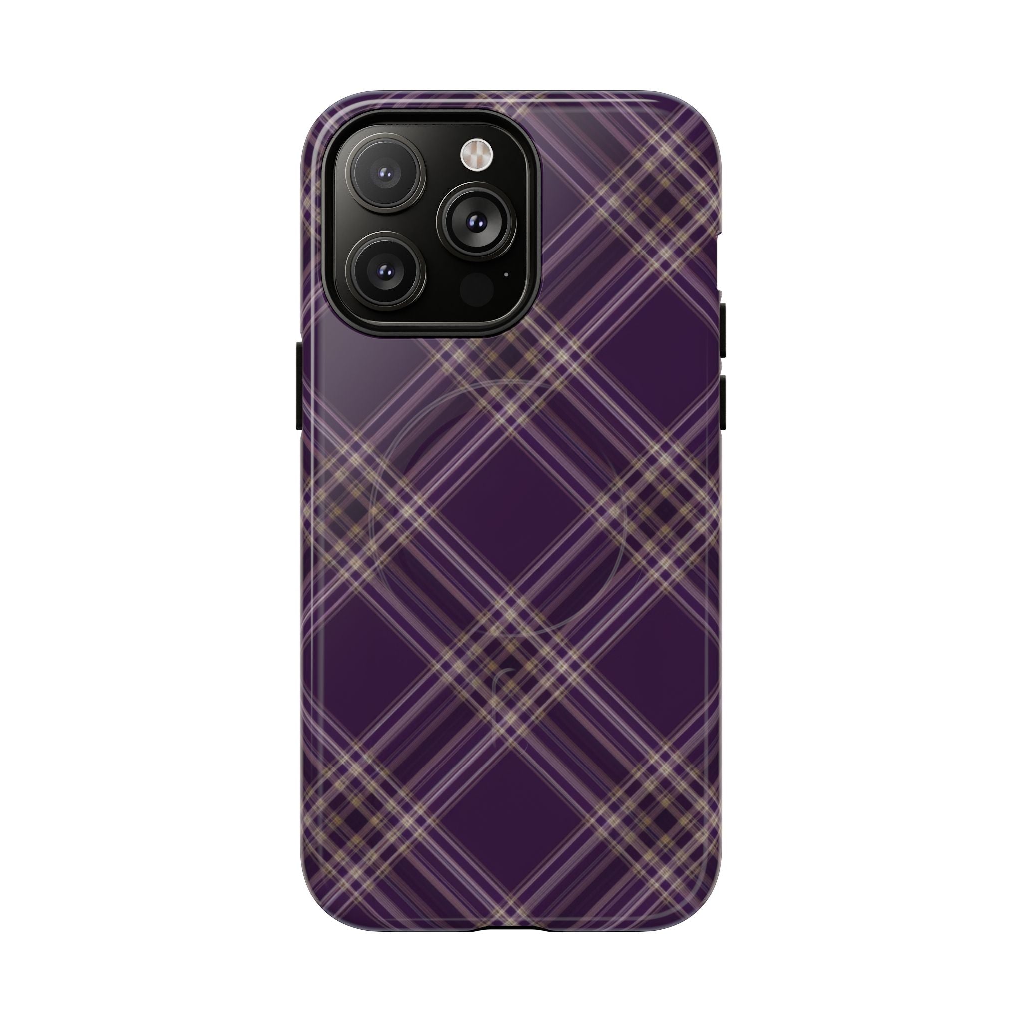 Plum Plaid MagSafe Case