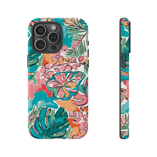 Tropical Botanical | Watercolor Botanical Case