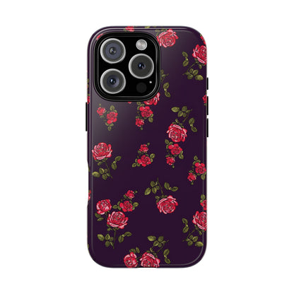 Enchanteur | Coque iPhone à motif floral indigo