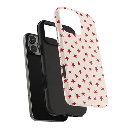 Starstruck | Red Stars iPhone Case