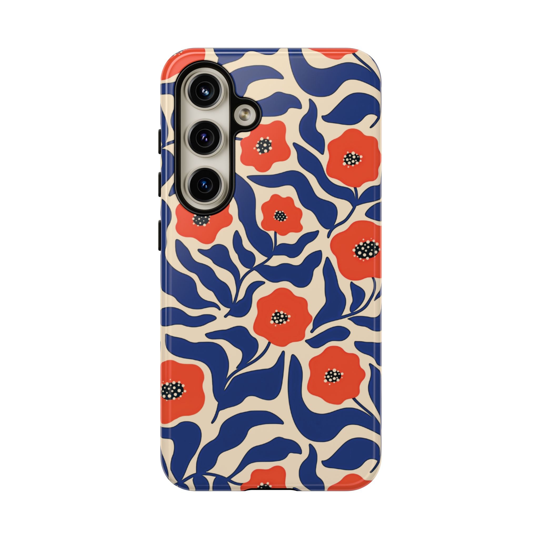 Indigo Poppy Phone Case