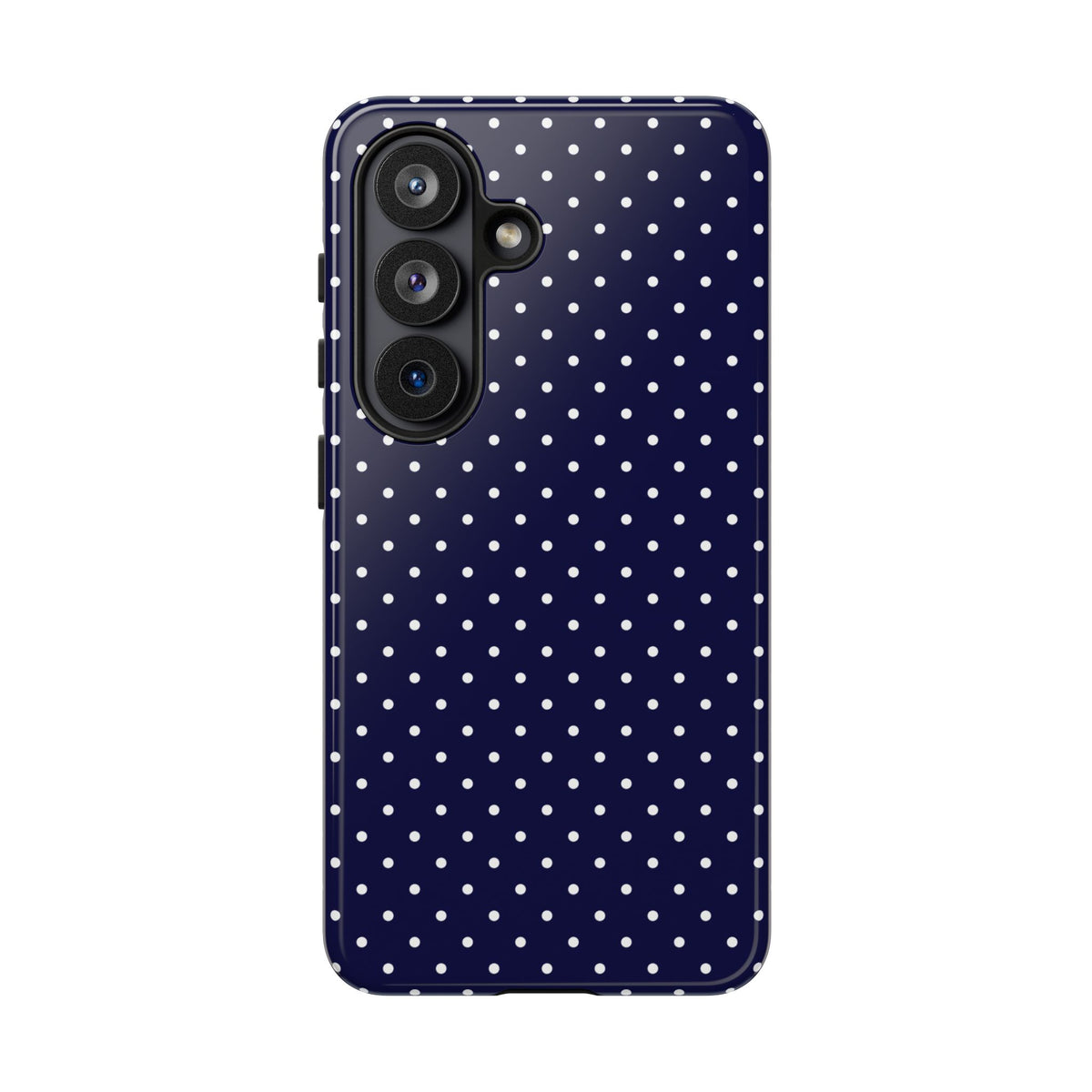 Dotty Chic | Navy Blue Polka Dot Galaxy Case