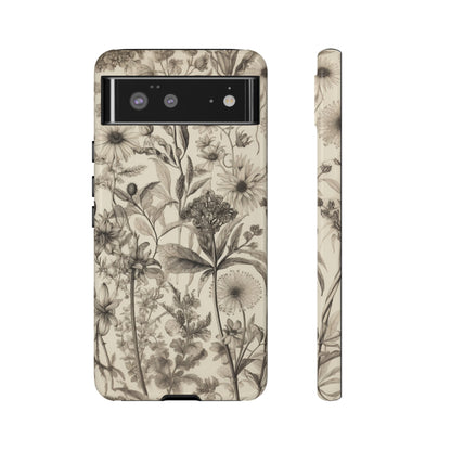 Vintage Wildflowers | Neutral Floral Case