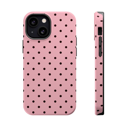 Dots | Pink Retro Dot iPhone Case