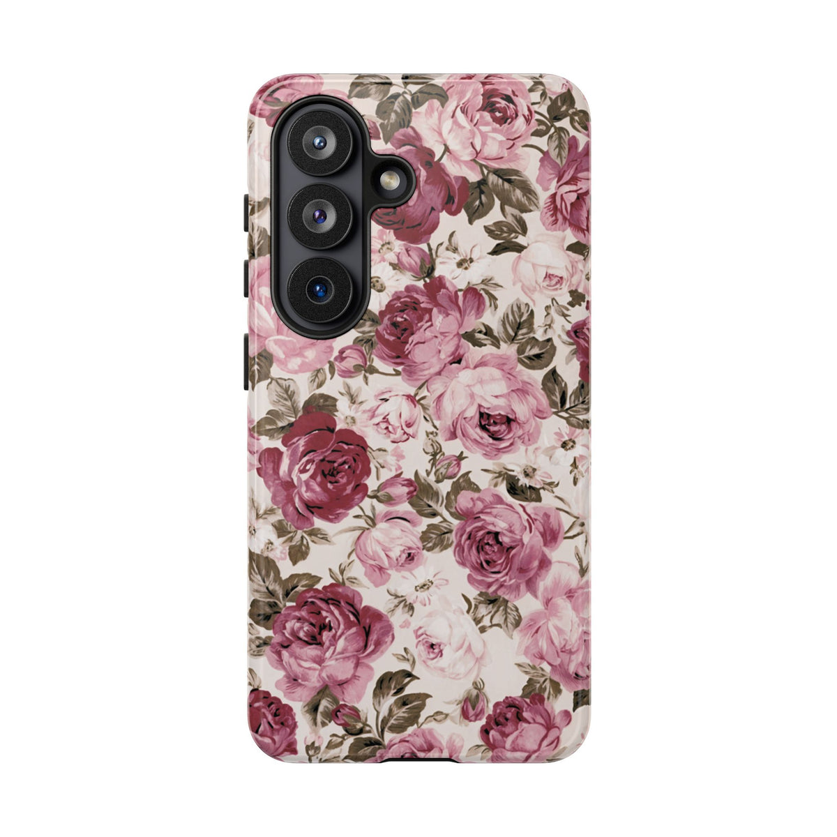 Love Story | Vintage Pink Rose Floral Galaxy Case